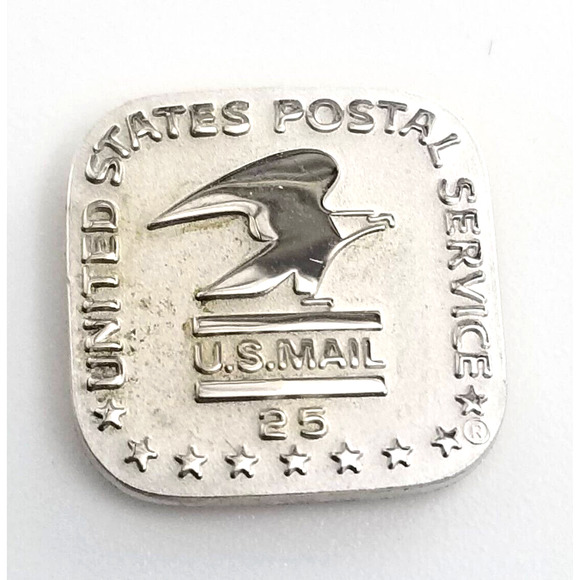 United State Postal Service USPS 25 Year Award Pin Tie Tack US Mail Eagle cTo - Picture 1 of 5